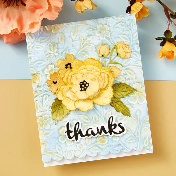 Troqueles grabados Vintage Florals de la colección From the Garden de Wendy Vecchi-8