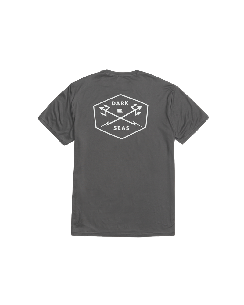 Dark Seas 'No Sweat' Tee - Grey-1