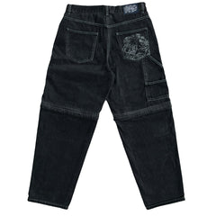 Frosted Skateboards 'Transformer' Baggy Jeans - Black-2