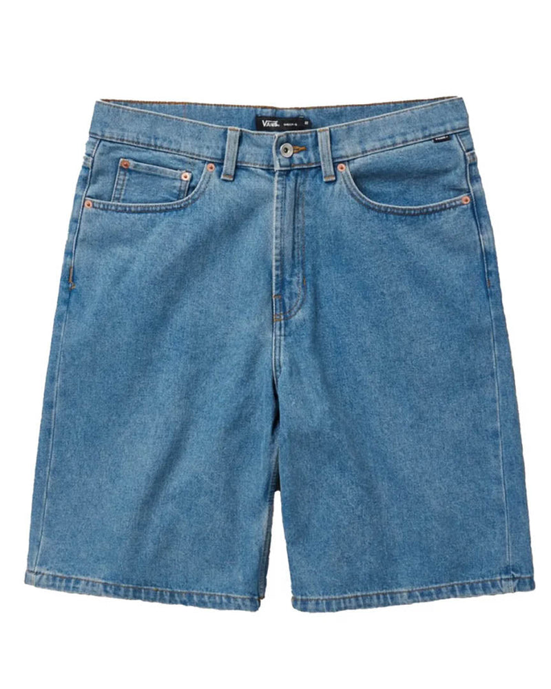 Vans 'Check 5 Baggy' Shorts - Stonewash Blue (Black Patch)  (Women's)-1
