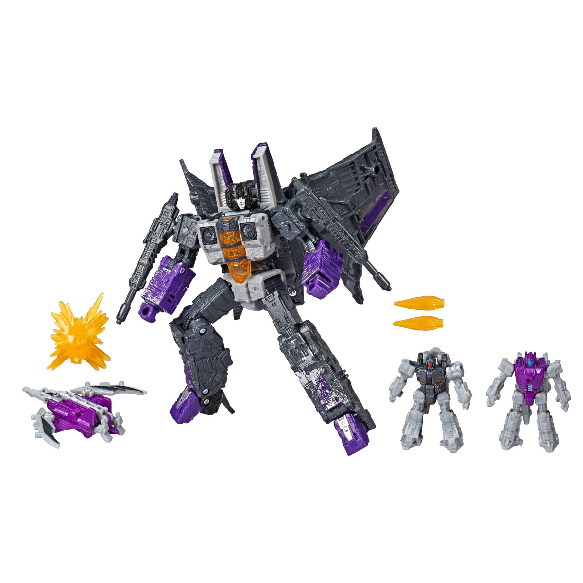Transformers - Generations War for Cybertron Voyager WFC-S27 Decepticon Phantomstrike Squadron 4-Pack - Final Strike-3