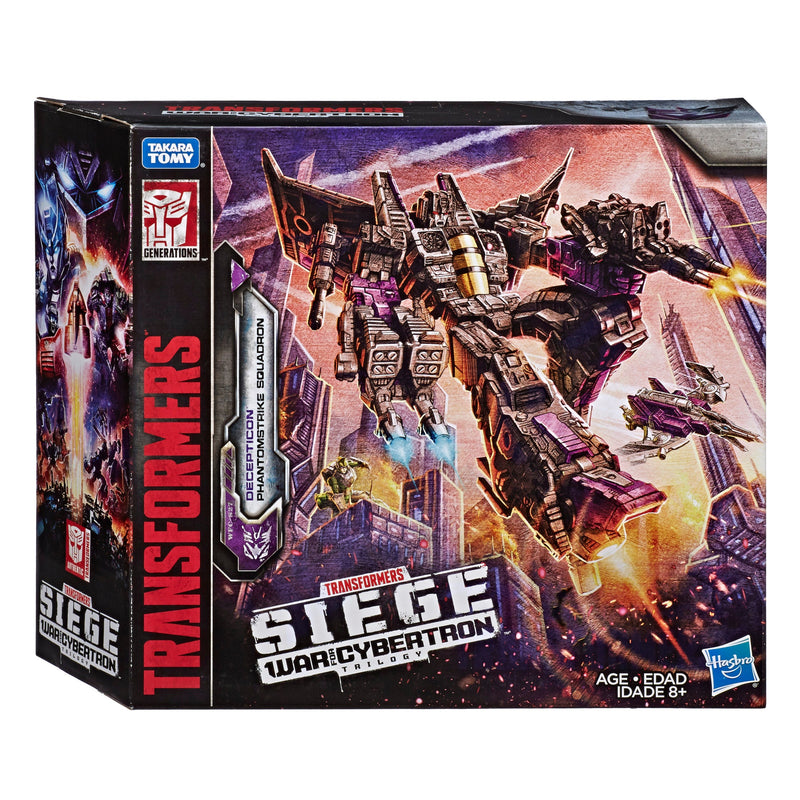 Transformers - Generations War for Cybertron Voyager WFC-S27 Decepticon Phantomstrike Squadron 4-Pack - Final Strike-1