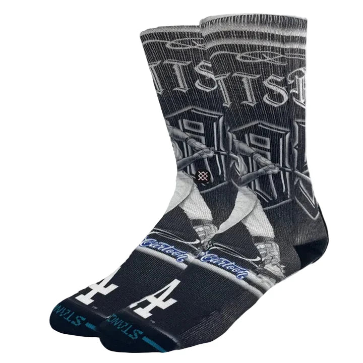 Stance x Mister Cartoon x MLB 'Betts' Crew Socks - Black-1