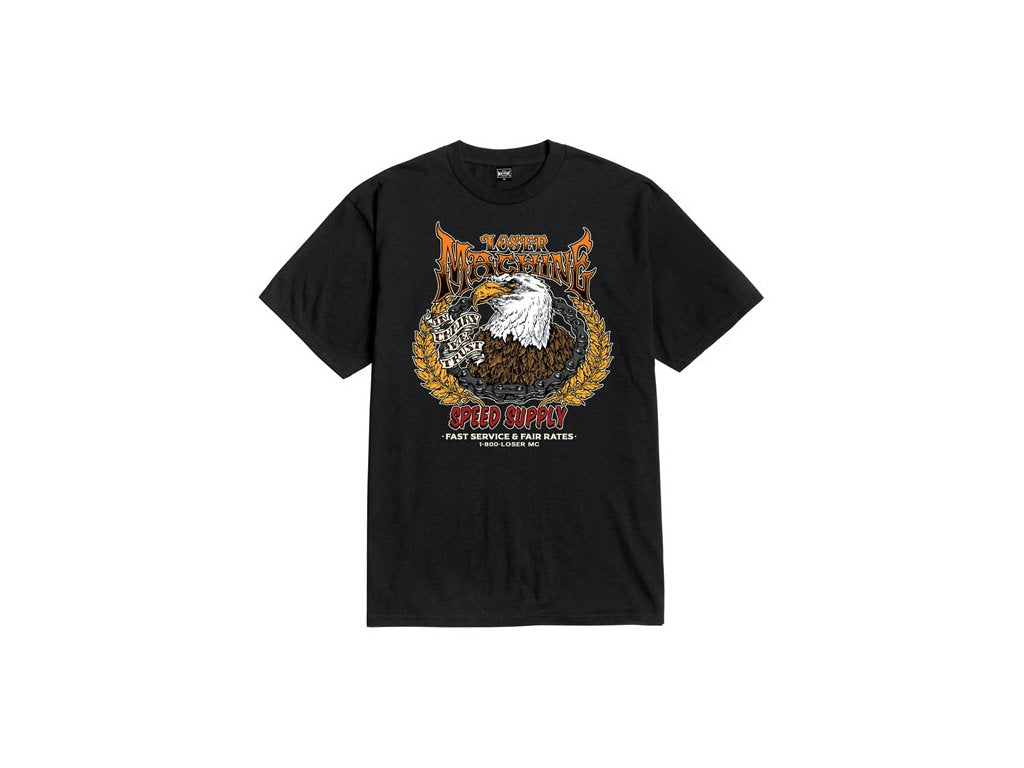 Loser Machine 'Speed Supply' Tee - Black-1