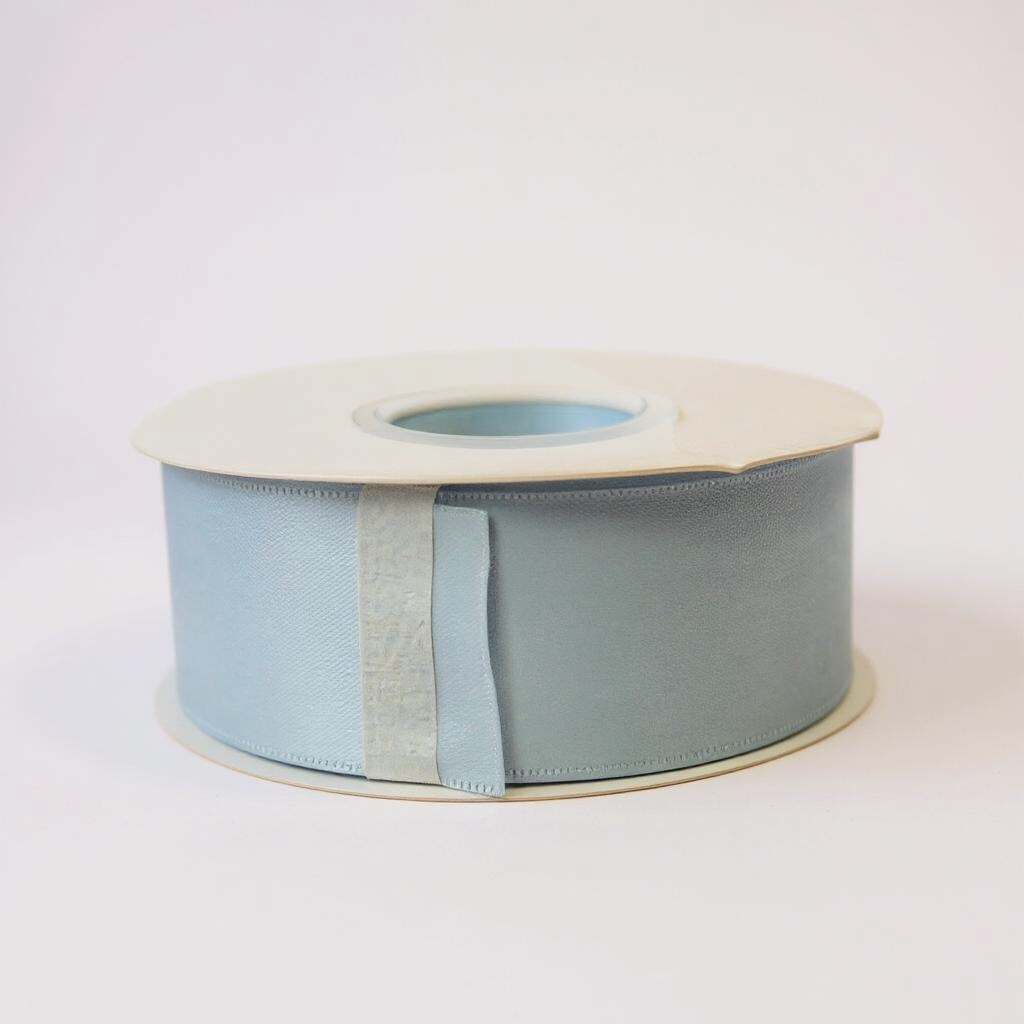 Satin Ribbon Double Face-Light Blue #305-3.8 cm Wide-2