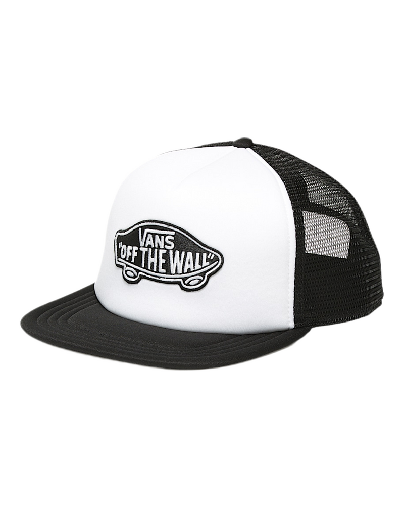 Vans 'Classic Patch' Trucker Cap - Black/White-1