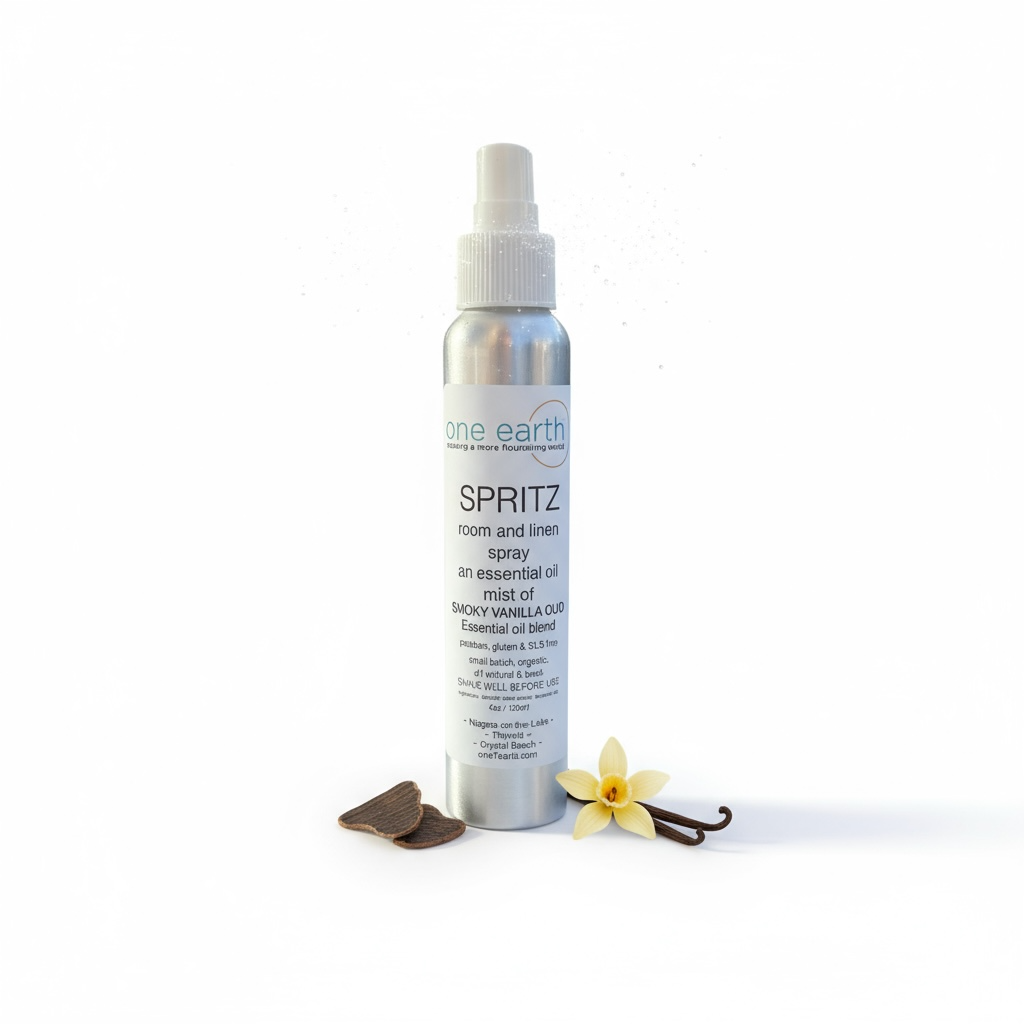 NEW FORMULA! Spritz Room & Linen Spray - Smoky Vanilla + Oud-1