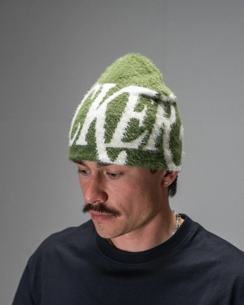 Jacker 'Blur' Mohair Beanie - Green-4