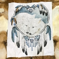 Wolf Hand Wall Painting-3