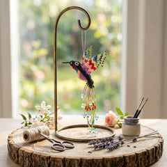 Green Beaded Humming Bird-1
