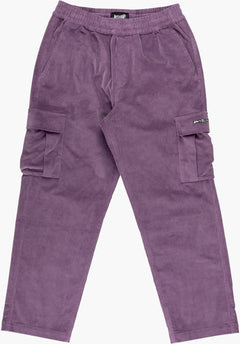 Welcome 'Chamber' Corduroy Cargo Pants - Berry-1