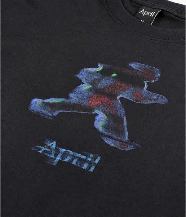April Skateboards ' We Run' Tee - Black-1