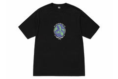 Stüssy 'Venus Oval Pigment Dyed' Tee - Black-1