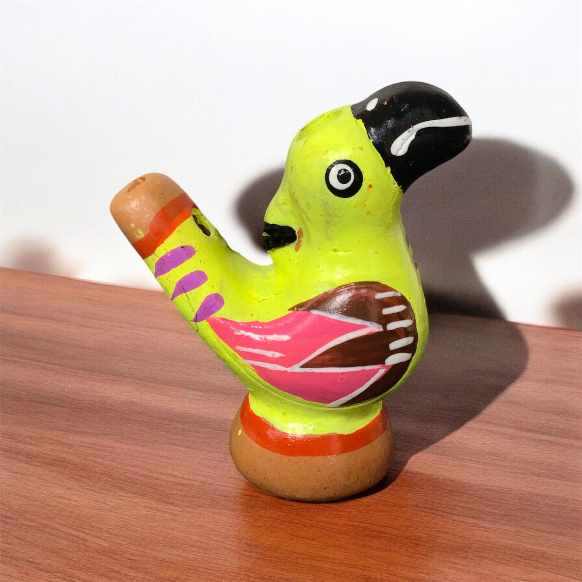Painted Parrot Bird Water Whistle-6