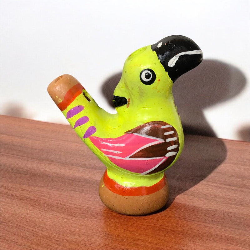 Painted Parrot Bird Water Whistle-6