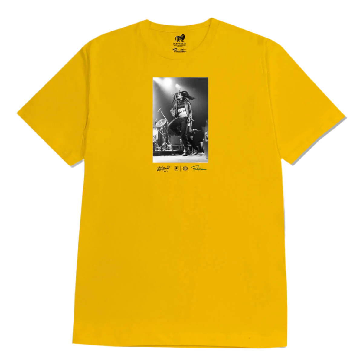 Primitive X Bob Marley 'Heartache' Tee - Gold-1