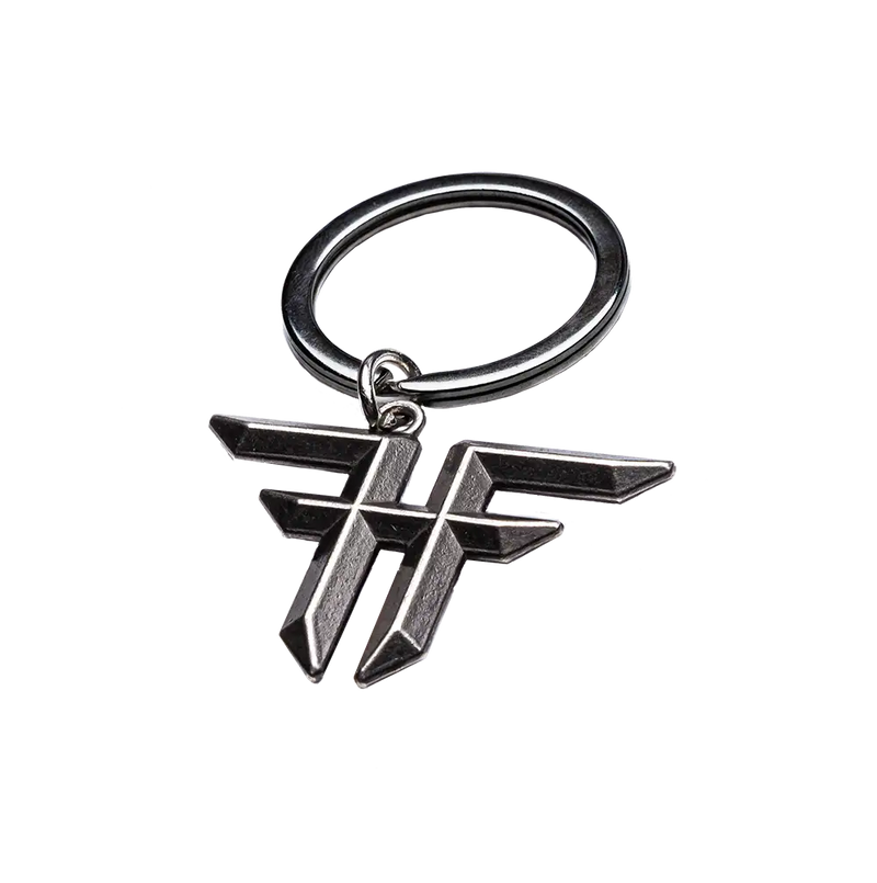 Fallen 'Trademark' Key Ring - Silver-1