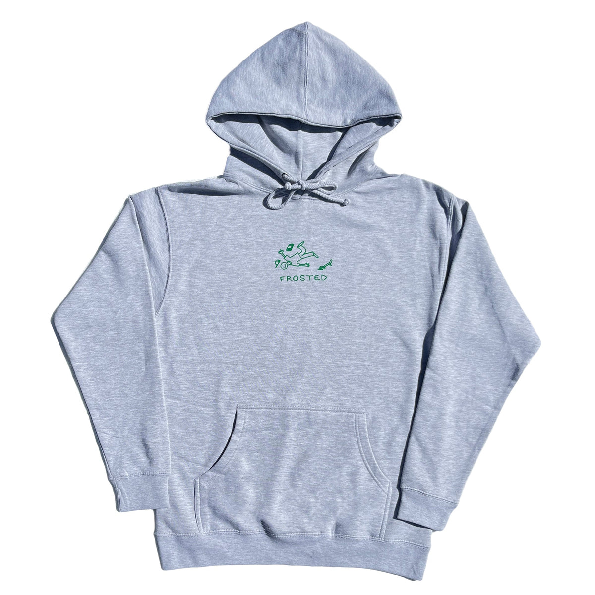 Frosted Skateboards 'Classic Monday' Hoodie - Ash Grey-1