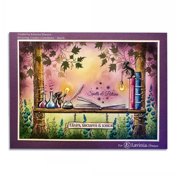 Lavinia Stamps - Tampon Livre de Sorts-2