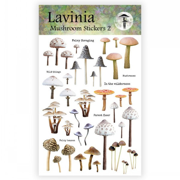 Lavinia Stamps - Mushroom Stickers 2-1