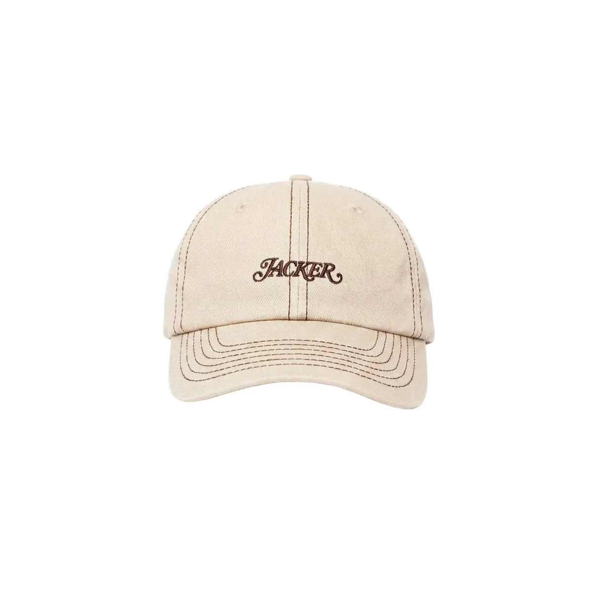 Jacker 'Classic' Strapback Cap - Beige-1