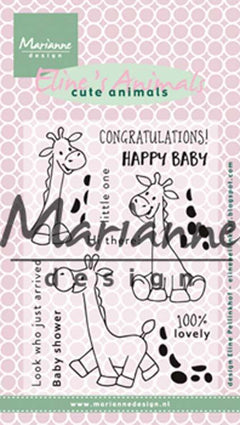 Marianne Design Stamps Eline's Giraffe-1