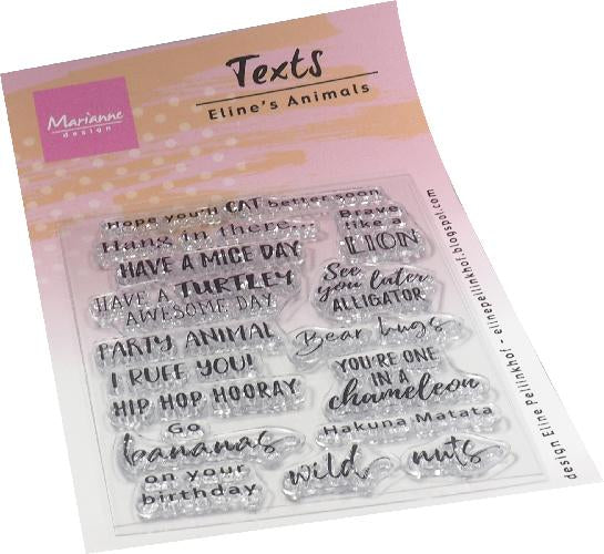 Clear Stamps Eline's Animals - Texts-1