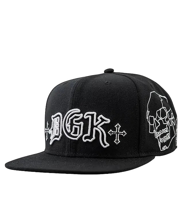 DGK 'Vault' Snapback Cap - Black-1