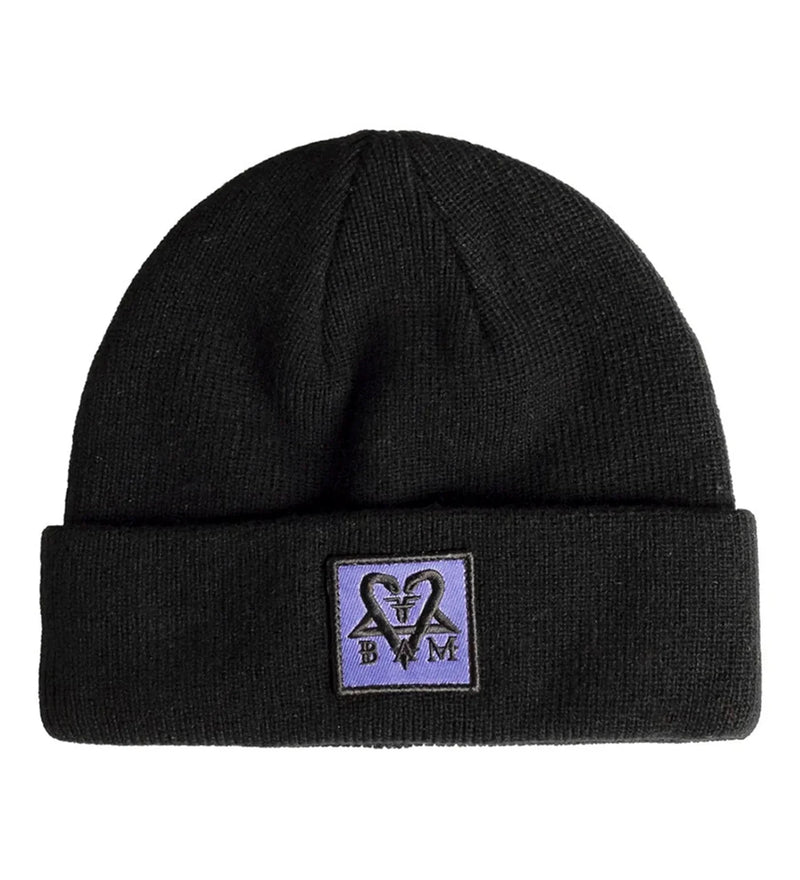 Fallen x Bam Margera Beanie - Black/Purple-1