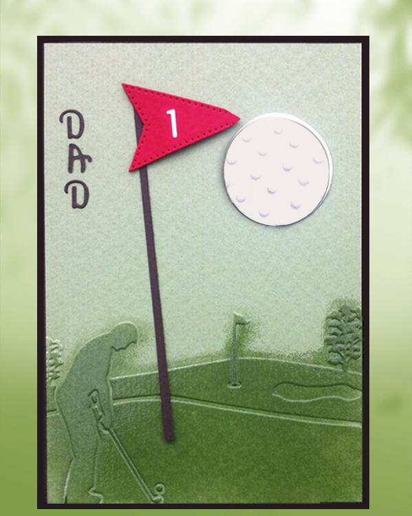 Embossing Folder - Golfing Day Size 5 x 7-2
