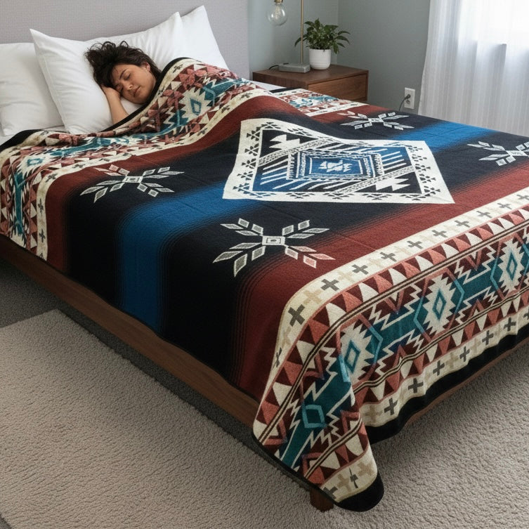 Spirit Trail Alpaca Blanket-4