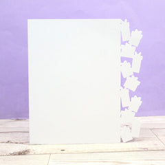 Festive Fancy-Edge Card Blanks - Gift Boxes-1