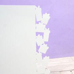 Festive Fancy-Edge Card Blanks - Gift Boxes-2