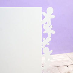 Festive Fancy-Edge Card Blanks - Gingerbread Men-2