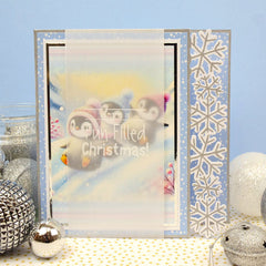 Festive Fancy-Edge Card Blanks - Snowflakes-3