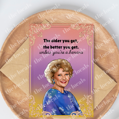 Rose - Unless You’re a Banana Greeting Card-1