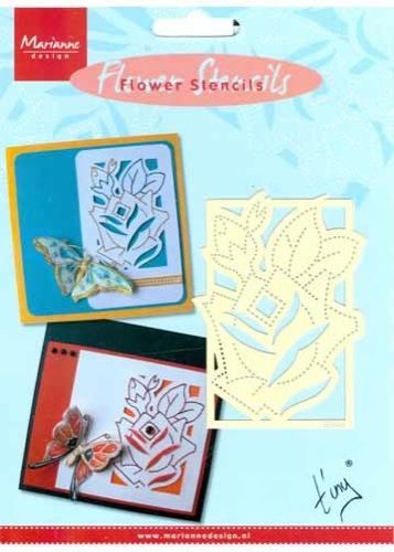 Marianne Design Flower Stencil-1