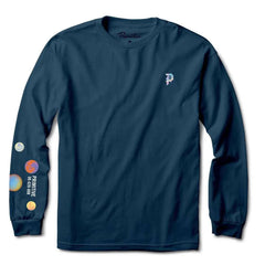Primitive 'Contact' L/S Tee - Harbor Blue-1
