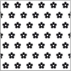 Embossing Folder - Flower background square-1