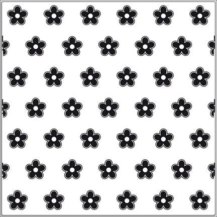 Embossing Folder - Flower background square-1