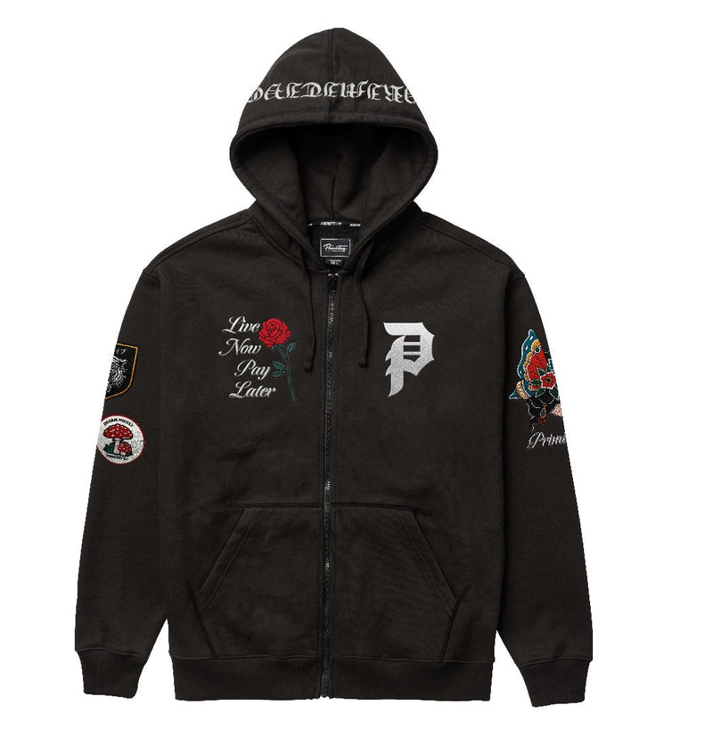 Primitive 'Temptations' Zip-Up Hoodie - Black-1