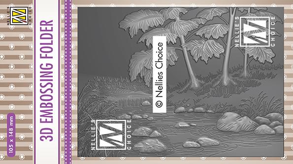 3D Embossing Folders Waterfall-1