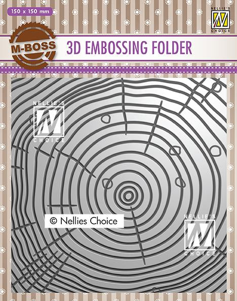 3D Embossing Folders Grow Rings-1