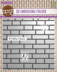 3D Embossing Folders Brick Wall-1