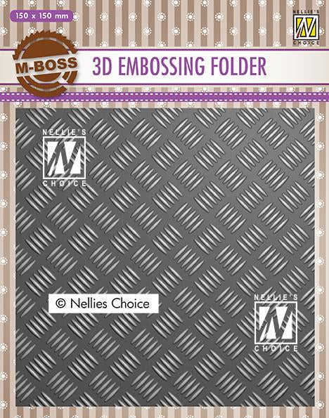 3D Embossing Folders Strip Pattern 1-1