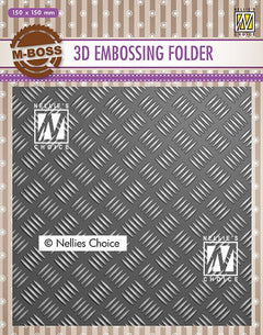 3D Embossing Folders Strip Pattern 1-1