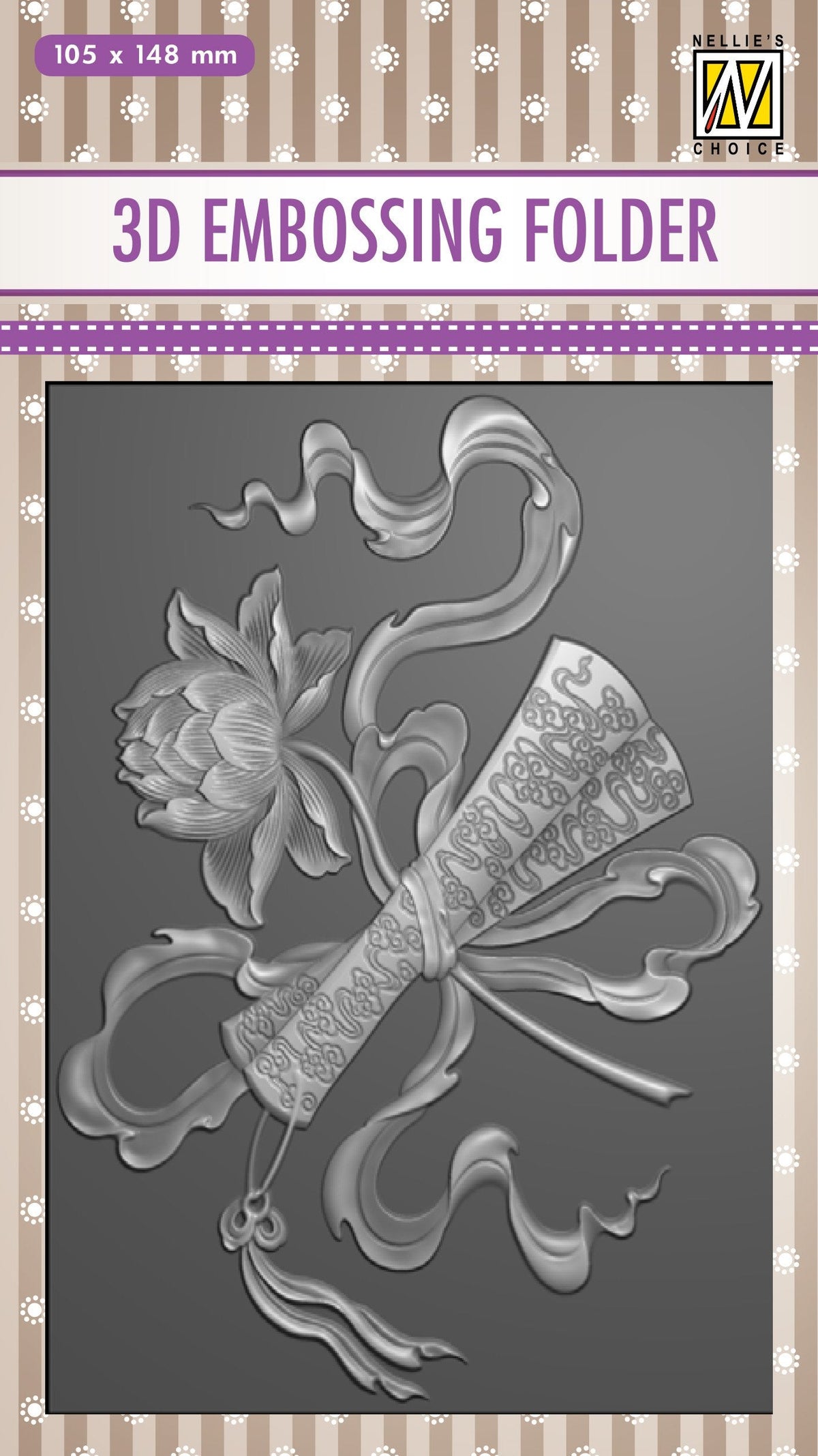Nellie's Choice 3D Embossing Folder - Diploma-1