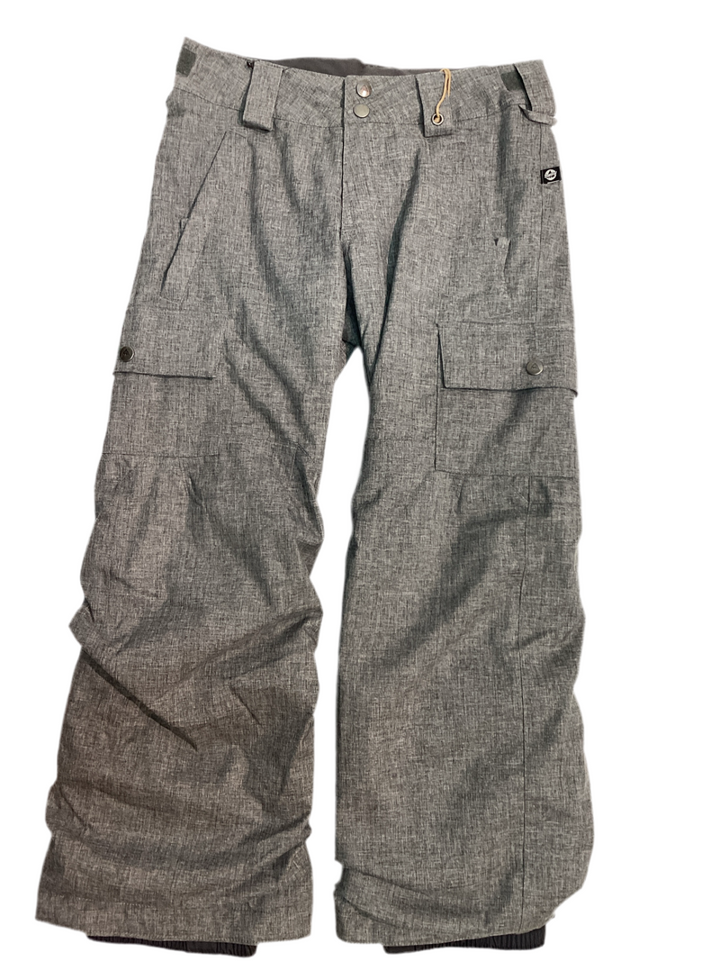 Burton 'Exile' Cargo Insulated Snowpants - Grey (KIDS)-1
