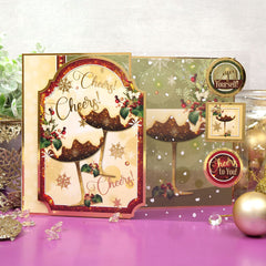 Christmas Cocktails Luxury Topper Set-6