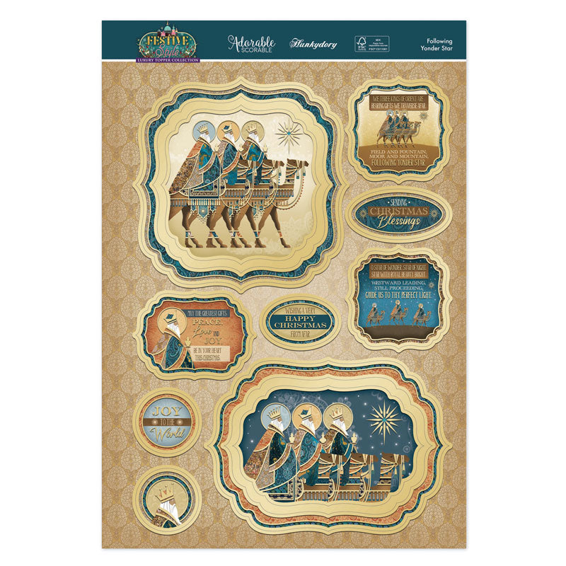 Following Yonder Star Luxury Topper Set-2